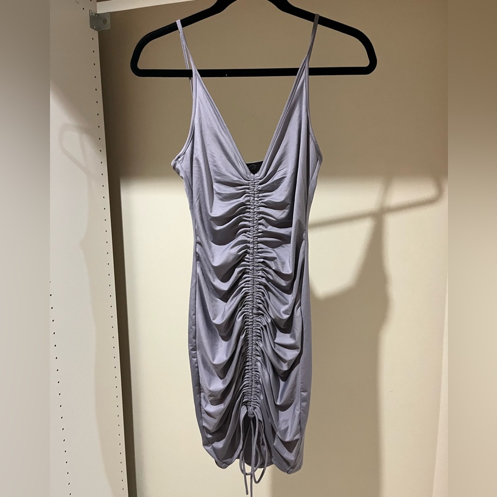 Fashion Nova Ruched Front Mini Dress